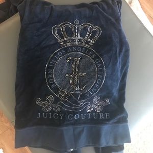Juicy Couture navy velour jacket
